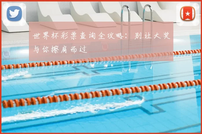 世界杯彩票查询全攻略:别让大奖与你擦肩而过